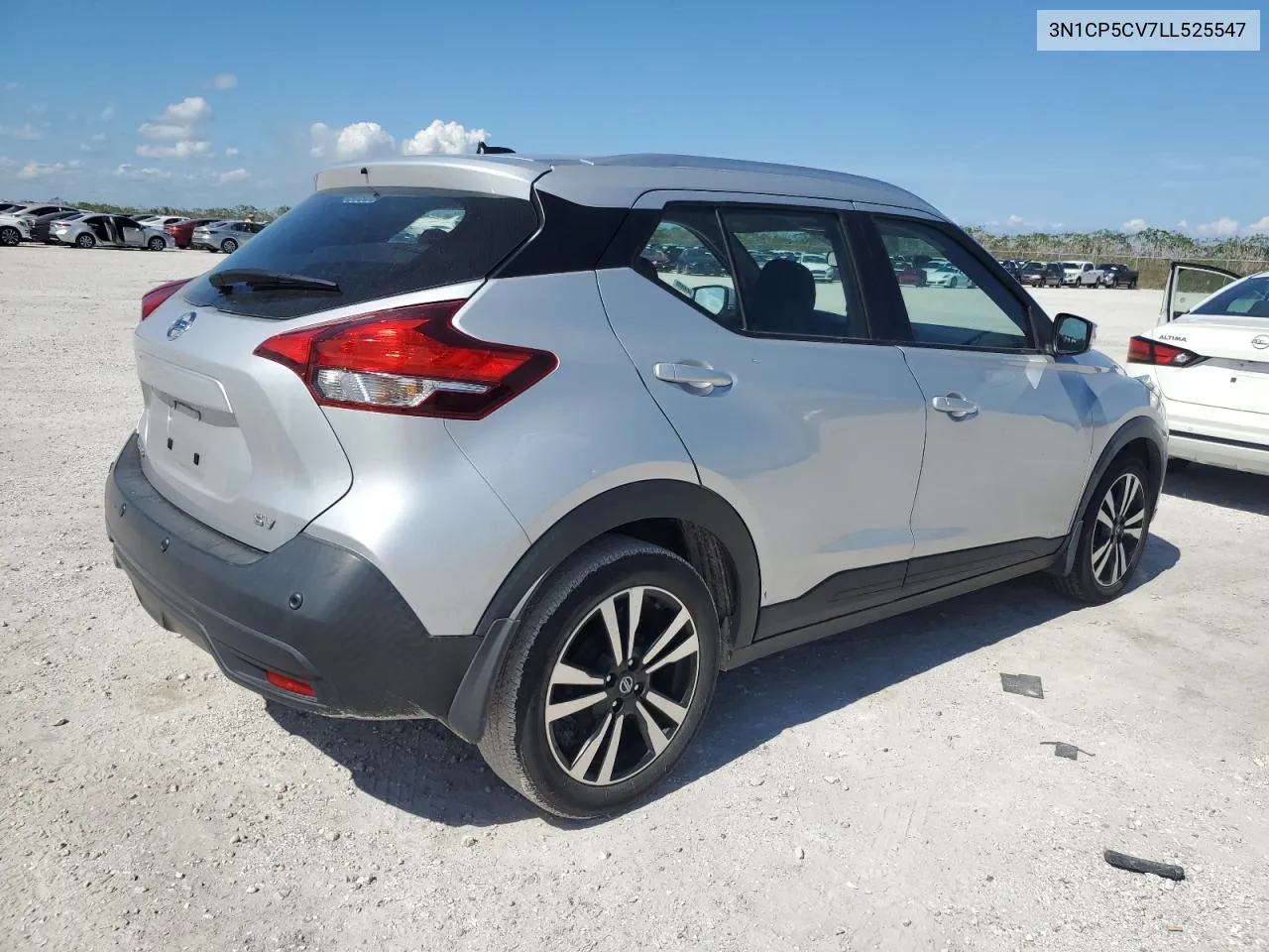 2020 Nissan Kicks Sv VIN: 3N1CP5CV7LL525547 Lot: 78052994