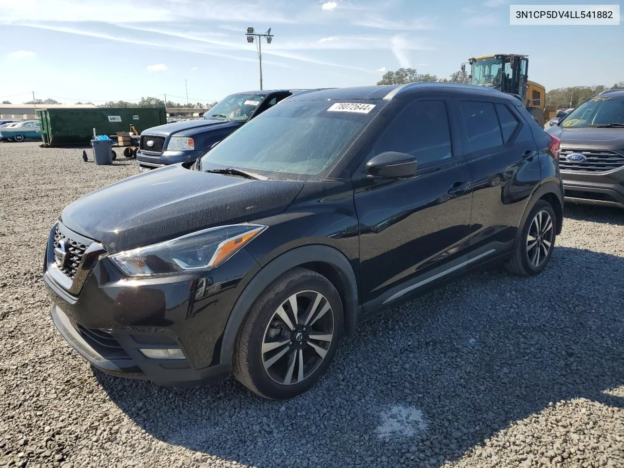 2020 Nissan Kicks Sr VIN: 3N1CP5DV4LL541882 Lot: 78072644