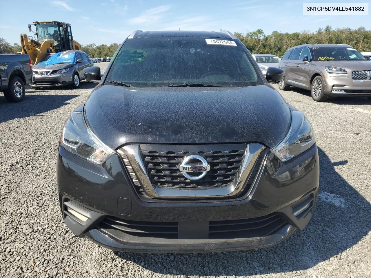 2020 Nissan Kicks Sr VIN: 3N1CP5DV4LL541882 Lot: 78072644