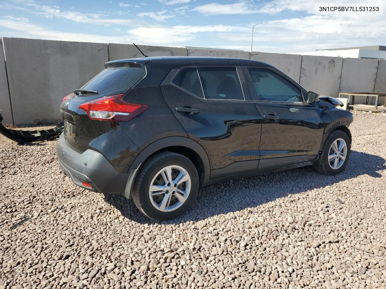 2020 Nissan Kicks S VIN: 3N1CP5BV7LL531253 Lot: 78094044