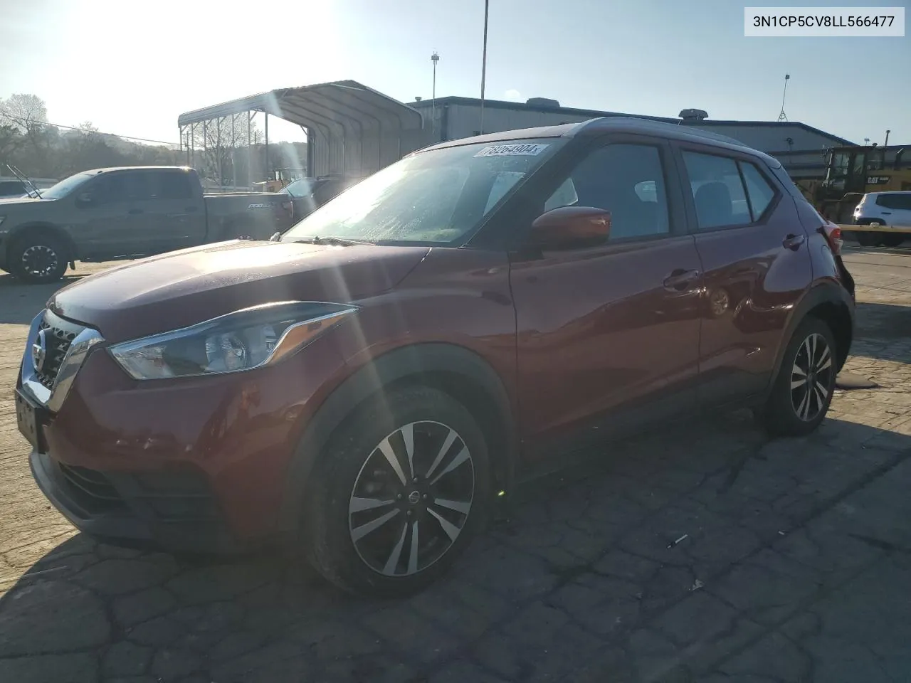 2020 Nissan Kicks Sv VIN: 3N1CP5CV8LL566477 Lot: 78264904