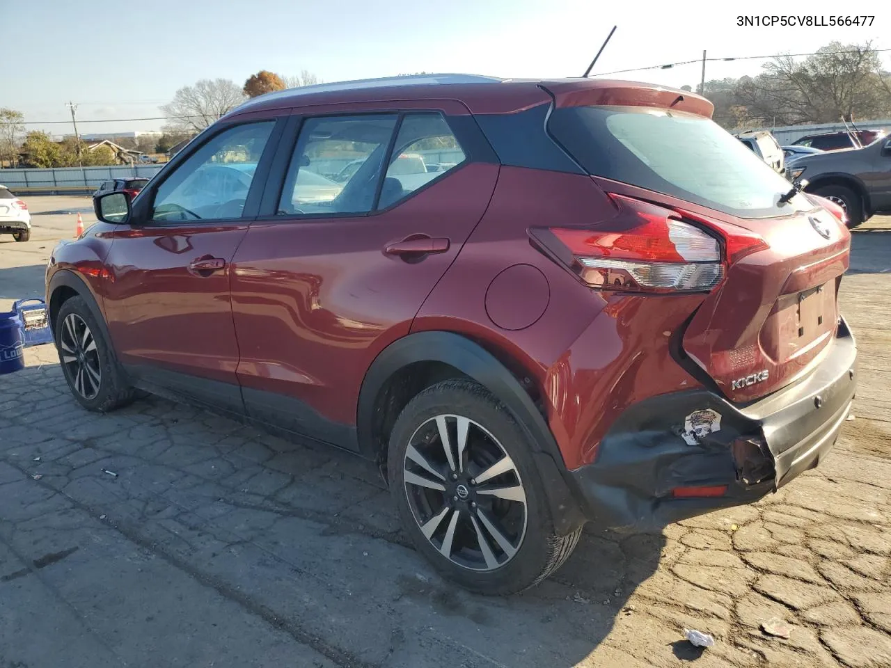 2020 Nissan Kicks Sv VIN: 3N1CP5CV8LL566477 Lot: 78264904