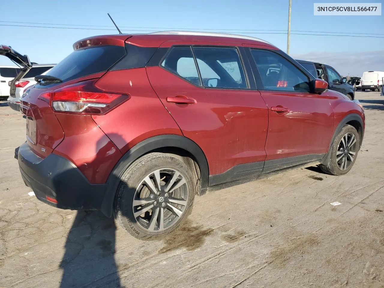 2020 Nissan Kicks Sv VIN: 3N1CP5CV8LL566477 Lot: 78264904