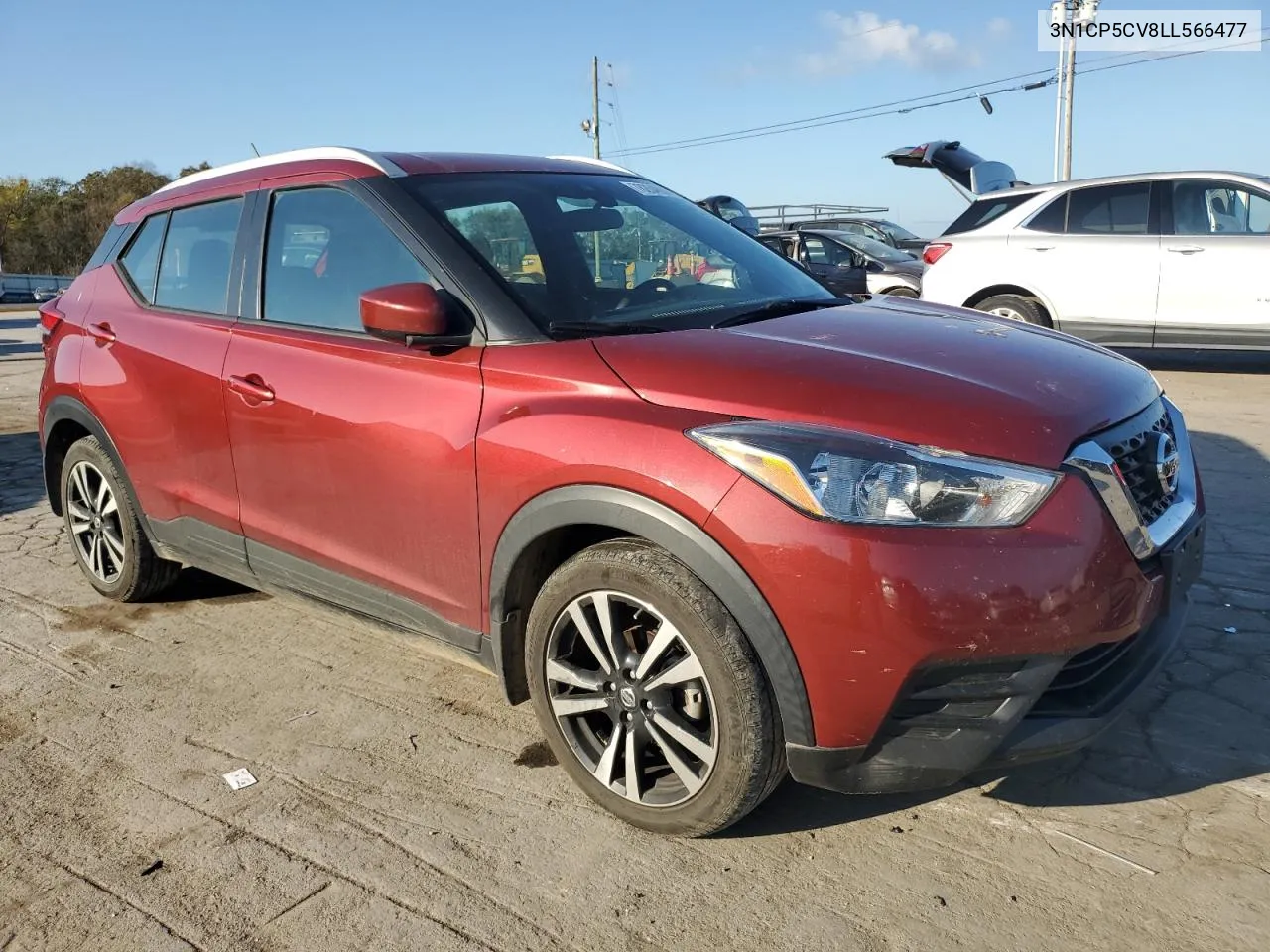 2020 Nissan Kicks Sv VIN: 3N1CP5CV8LL566477 Lot: 78264904