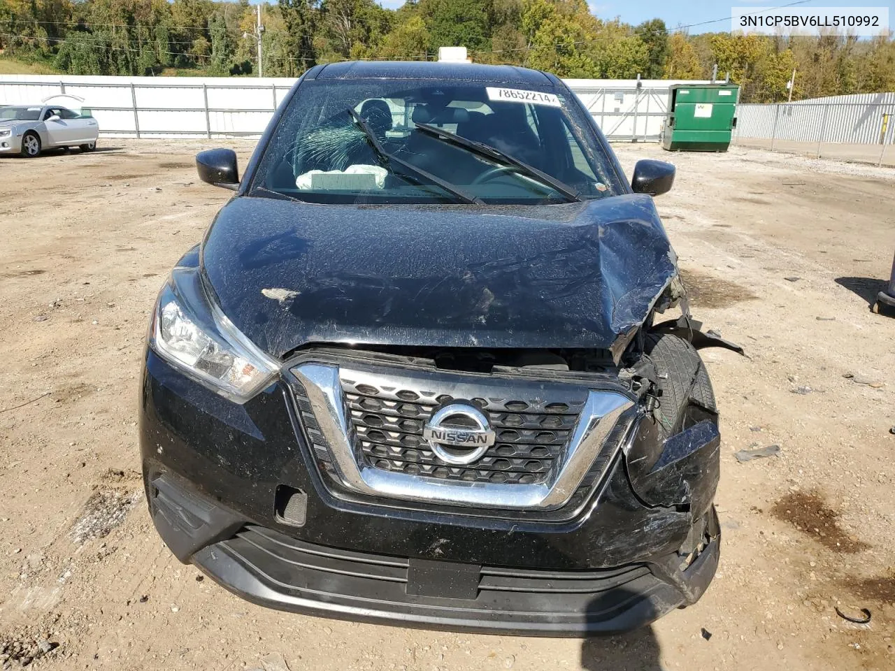 2020 Nissan Kicks S VIN: 3N1CP5BV6LL510992 Lot: 78652214