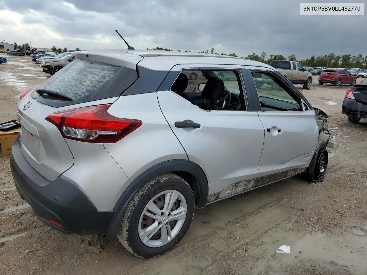 2020 Nissan Kicks S VIN: 3N1CP5BV0LL482770 Lot: 78891414