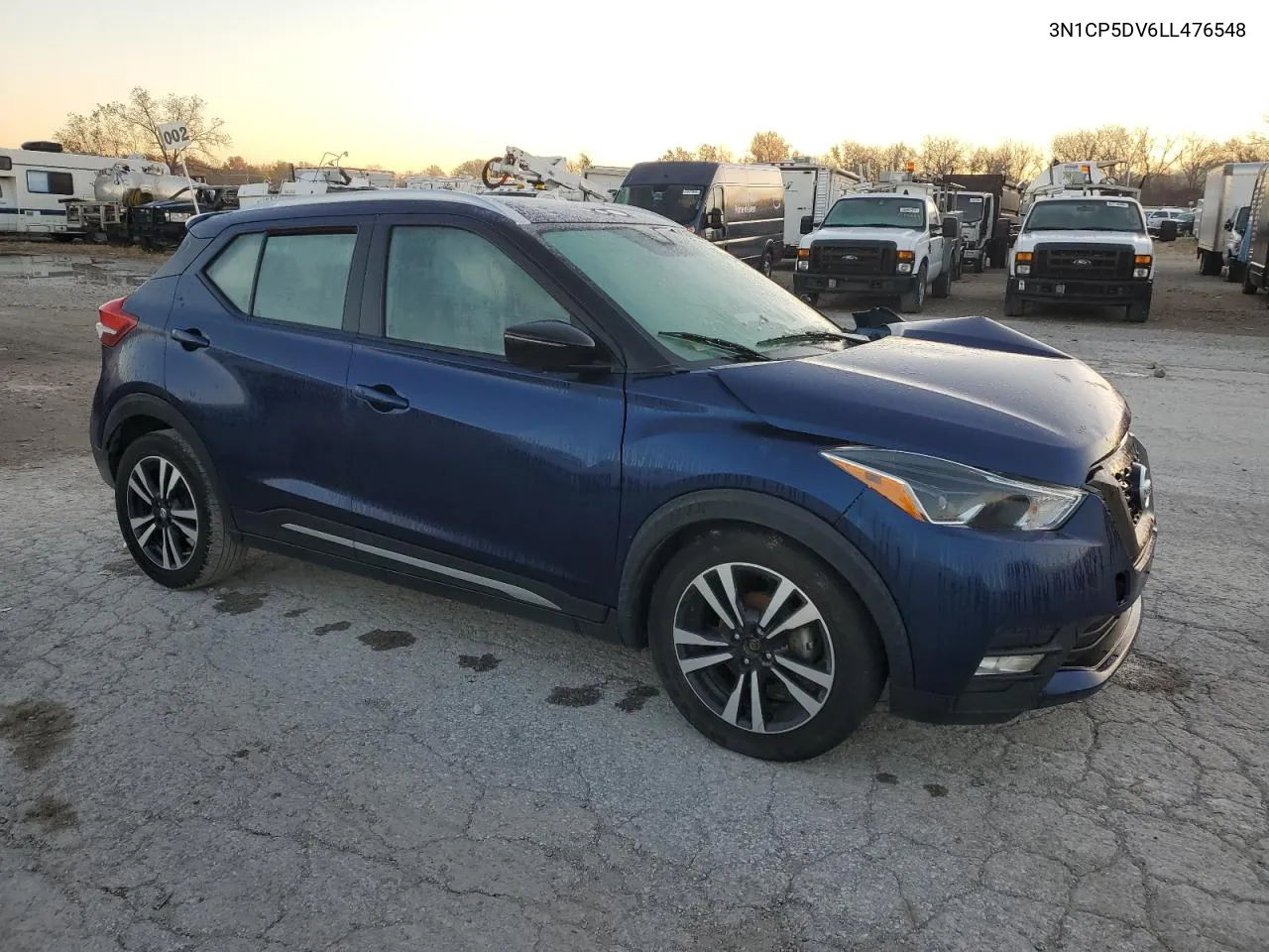 2020 Nissan Kicks Sr VIN: 3N1CP5DV6LL476548 Lot: 78916794