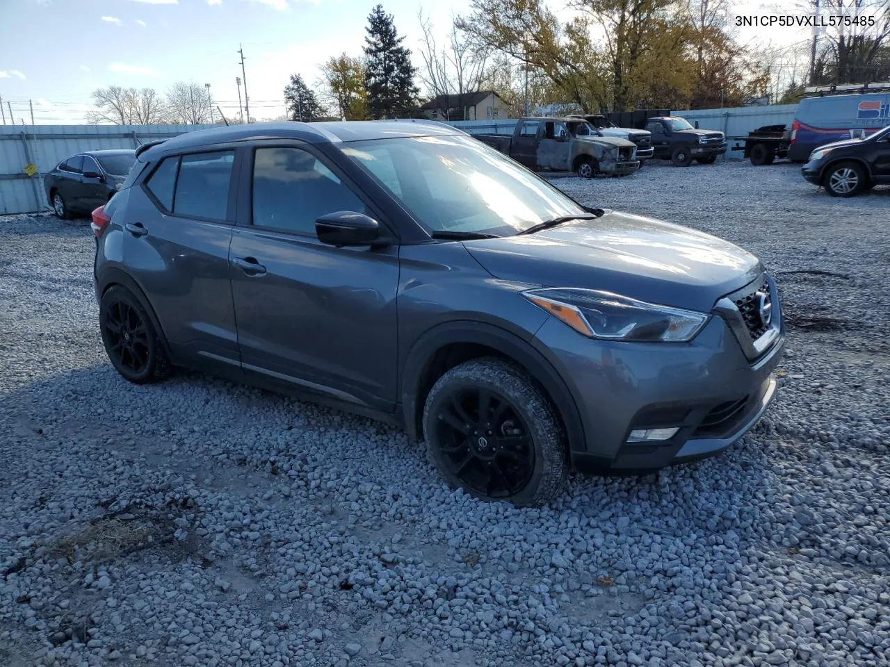 2020 Nissan Kicks Sr VIN: 3N1CP5DVXLL575485 Lot: 78986804