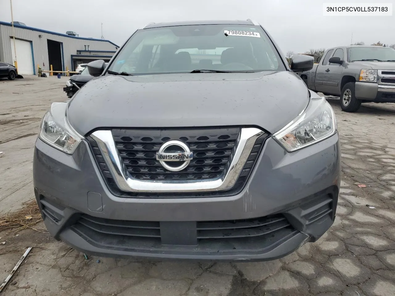 2020 Nissan Kicks Sv VIN: 3N1CP5CV0LL537183 Lot: 79808234