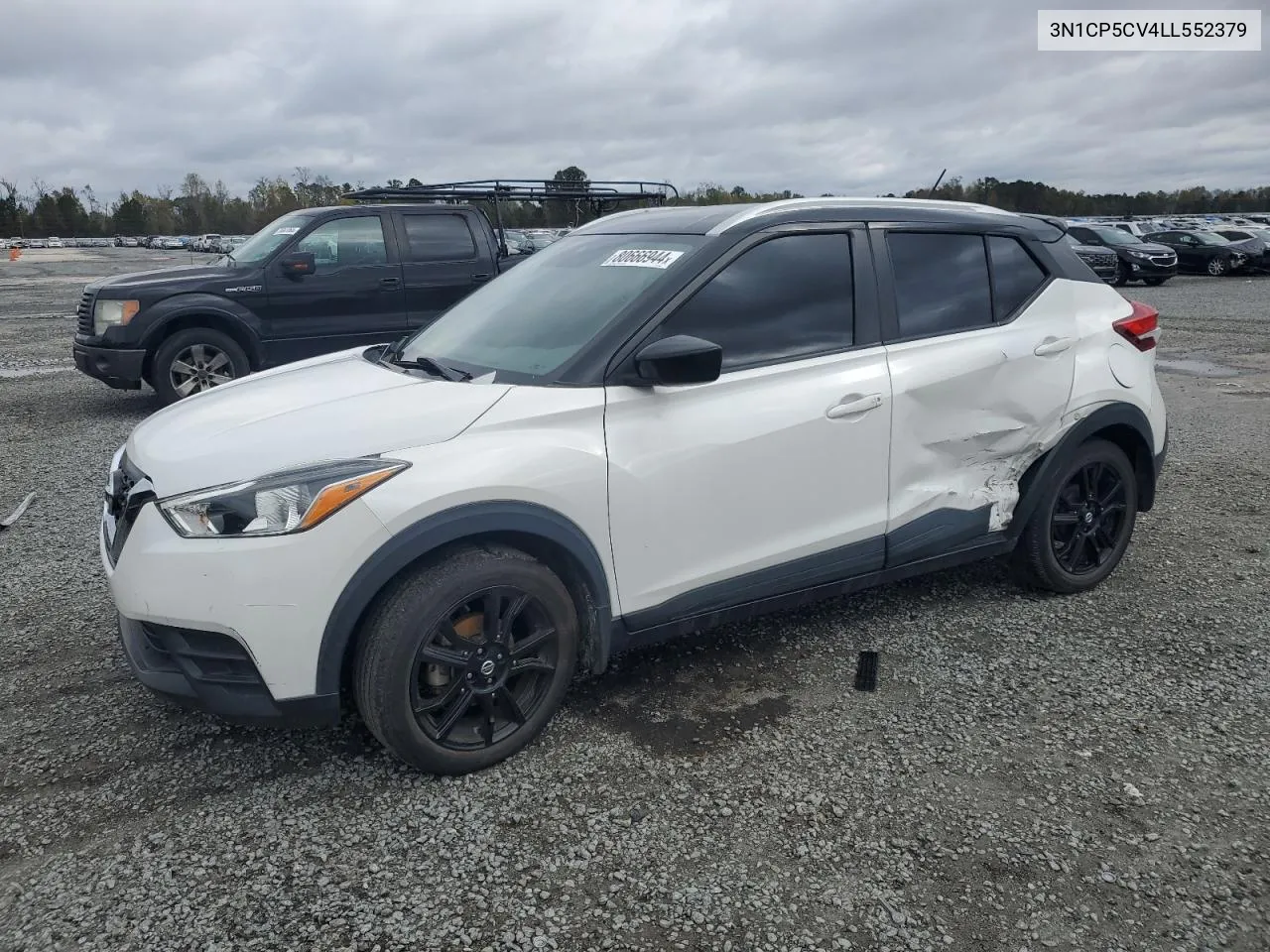 2020 Nissan Kicks Sv VIN: 3N1CP5CV4LL552379 Lot: 80666944