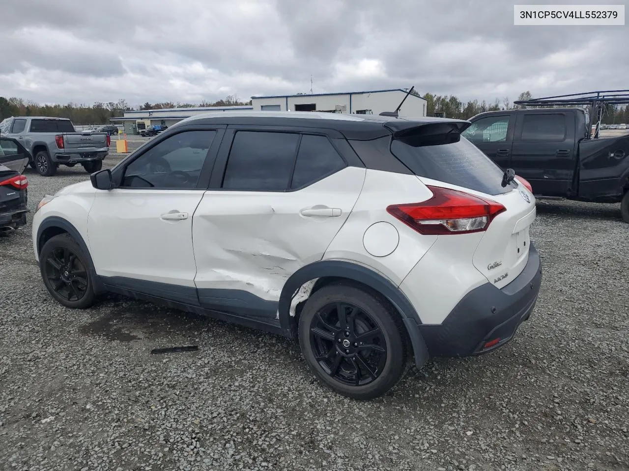 2020 Nissan Kicks Sv VIN: 3N1CP5CV4LL552379 Lot: 80666944