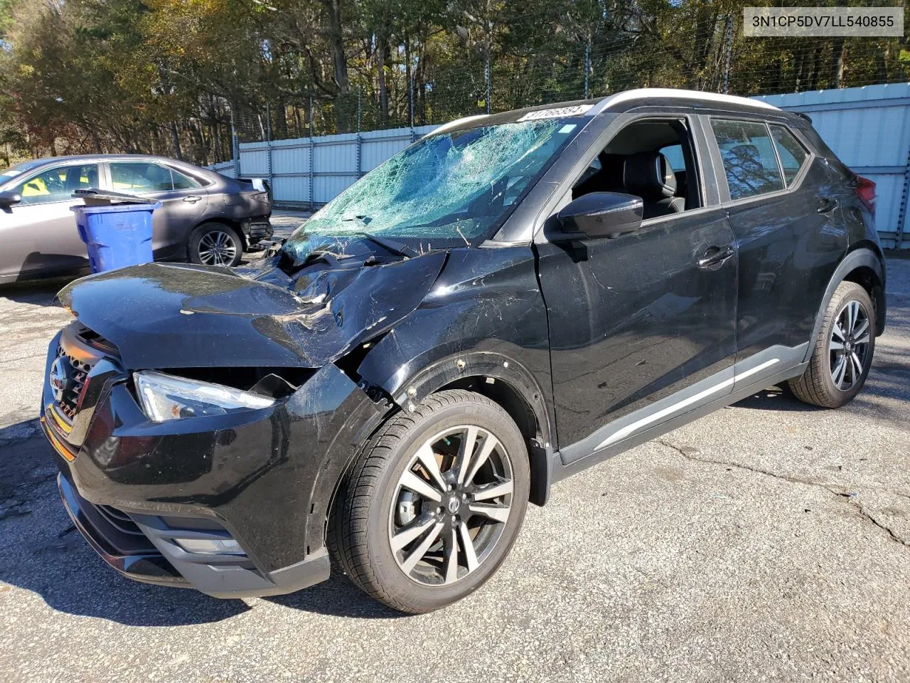 2020 Nissan Kicks Sr VIN: 3N1CP5DV7LL540855 Lot: 81766384