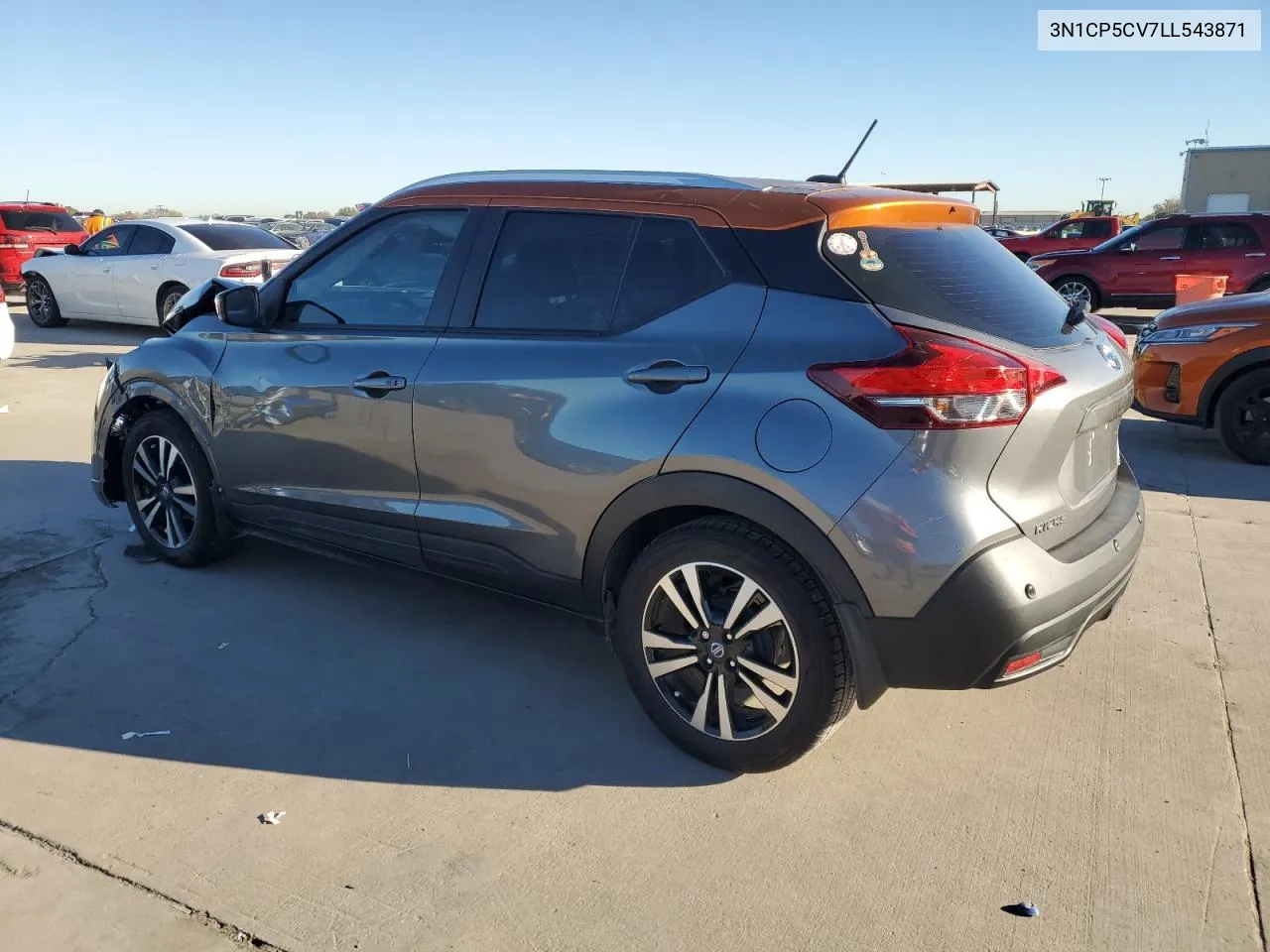 2020 Nissan Kicks Sv VIN: 3N1CP5CV7LL543871 Lot: 81881924