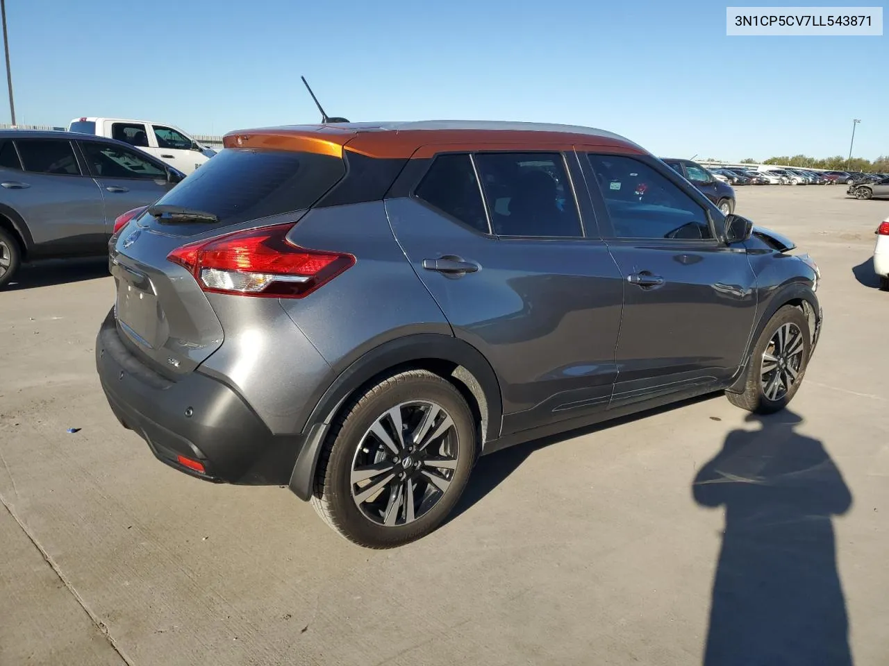 2020 Nissan Kicks Sv VIN: 3N1CP5CV7LL543871 Lot: 81881924