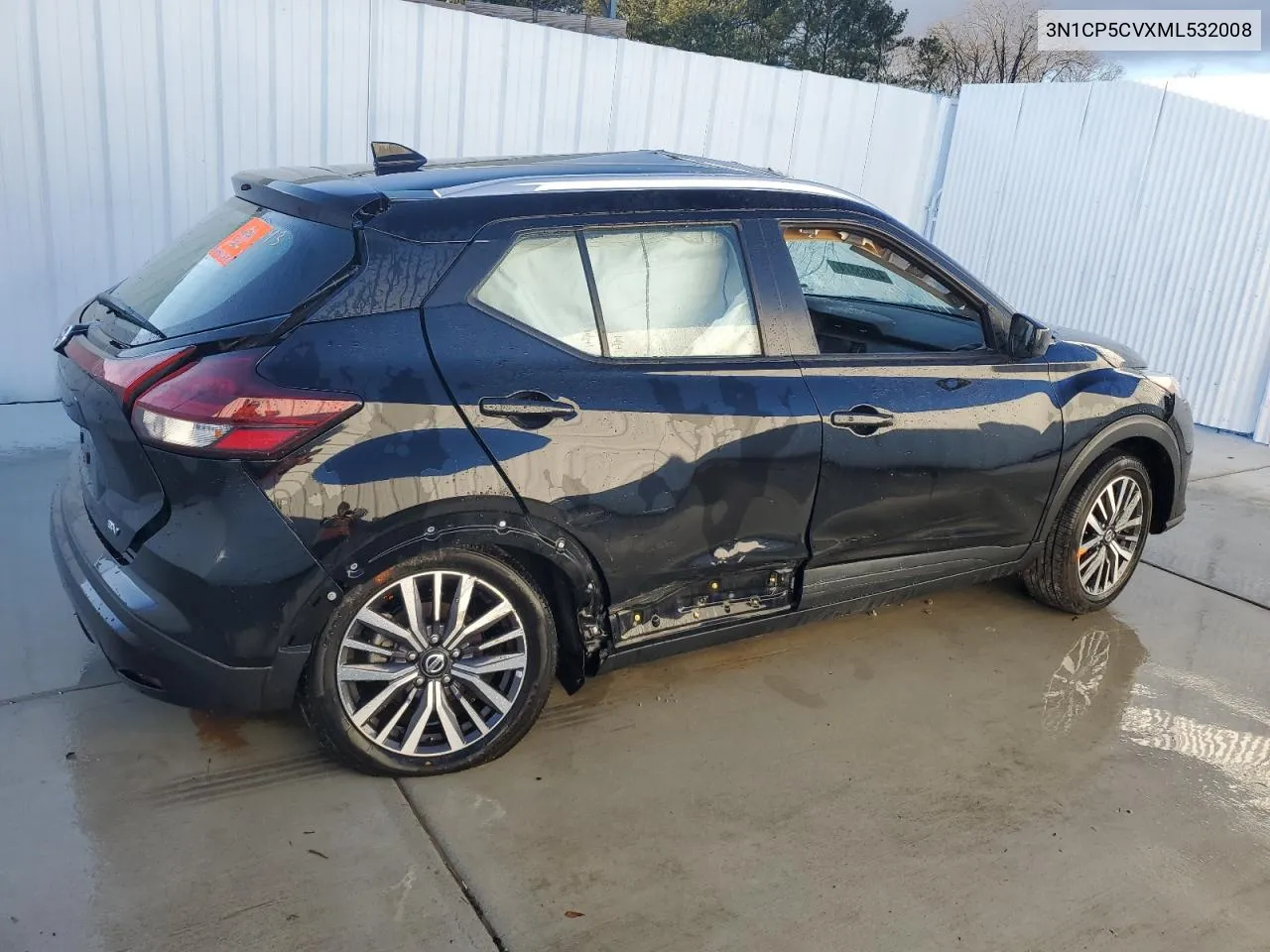 2021 Nissan Kicks Sv VIN: 3N1CP5CVXML532008 Lot: 42065874