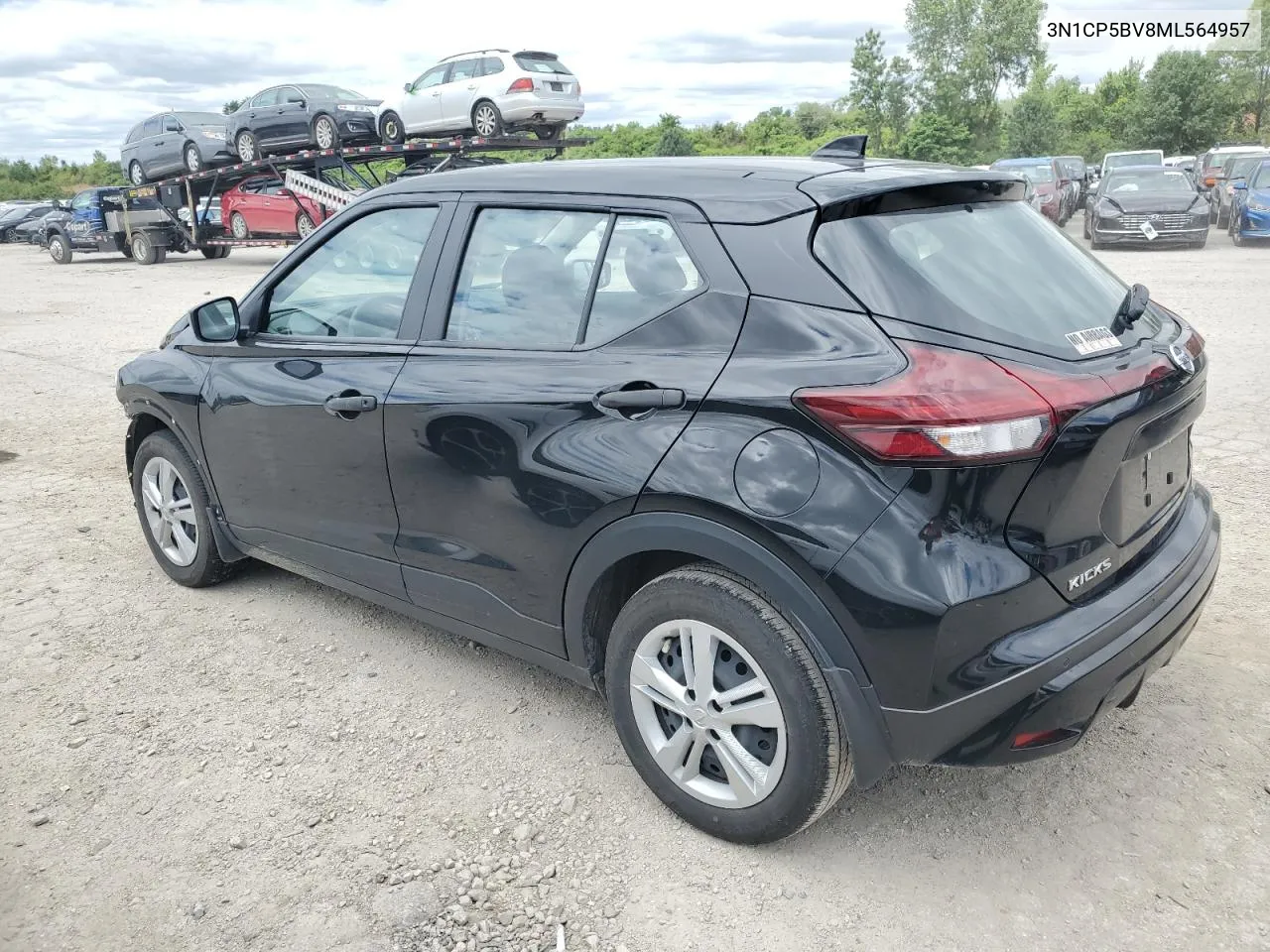 2021 Nissan Kicks S VIN: 3N1CP5BV8ML564957 Lot: 58316714