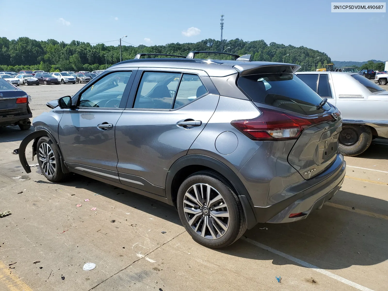 2021 Nissan Kicks Sr VIN: 3N1CP5DV0ML490687 Lot: 62027854