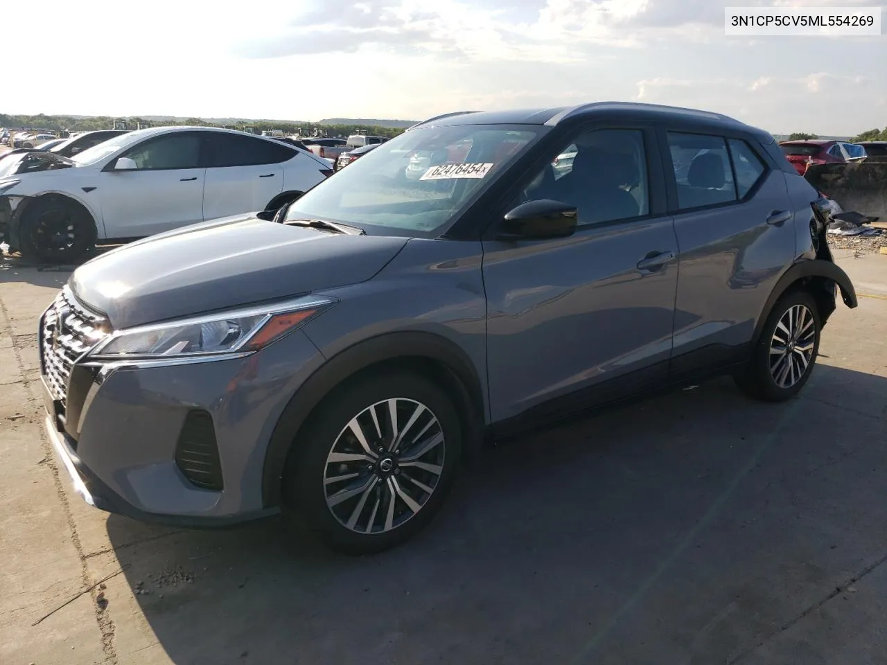 2021 Nissan Kicks Sv VIN: 3N1CP5CV5ML554269 Lot: 62476454