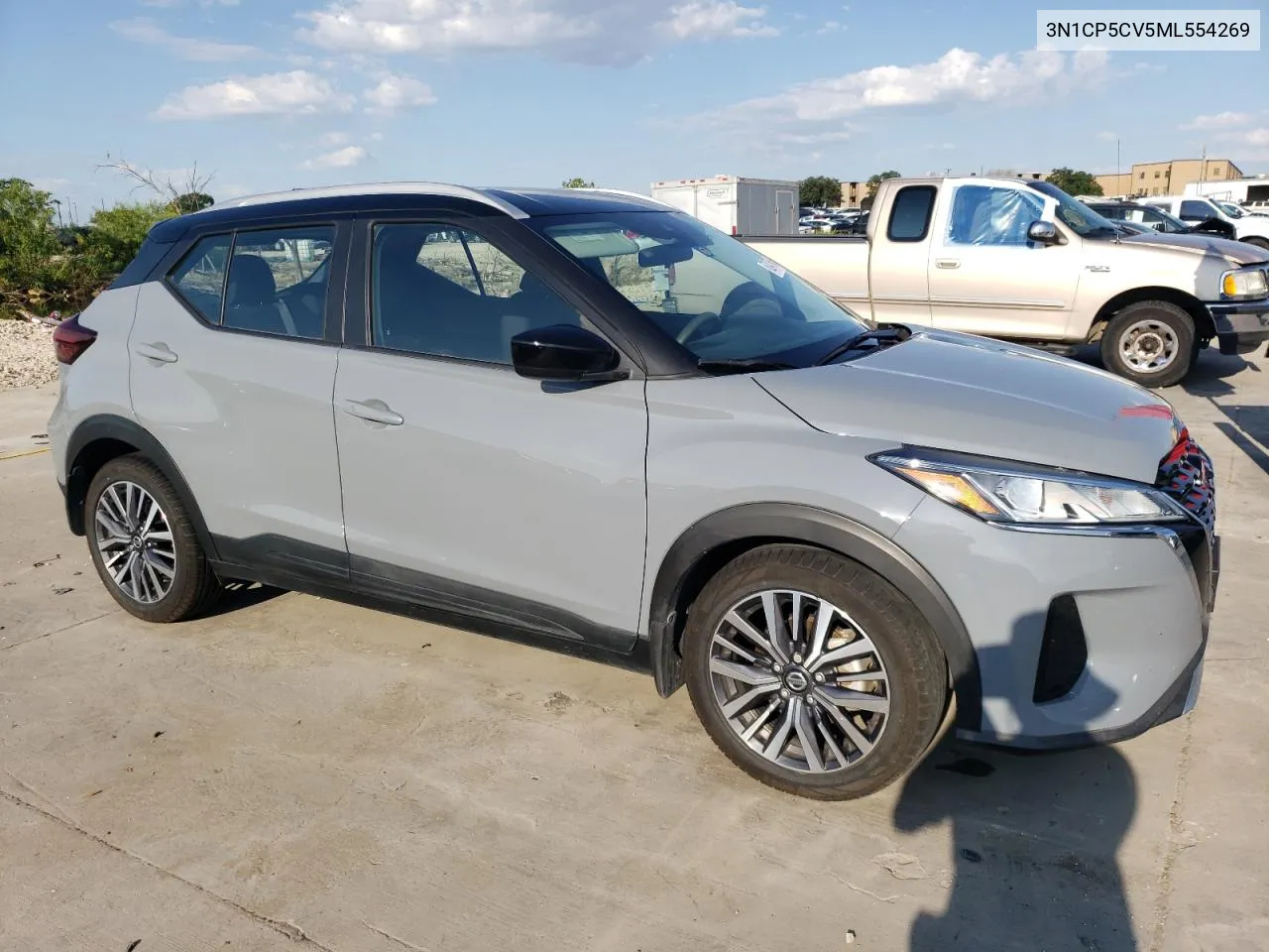 2021 Nissan Kicks Sv VIN: 3N1CP5CV5ML554269 Lot: 62476454