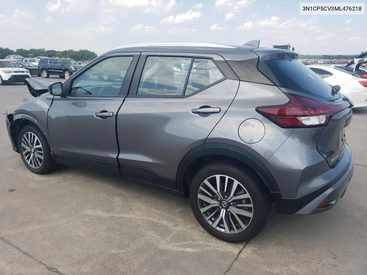 2021 Nissan Kicks Sv VIN: 3N1CP5CV3ML476218 Lot: 62668544