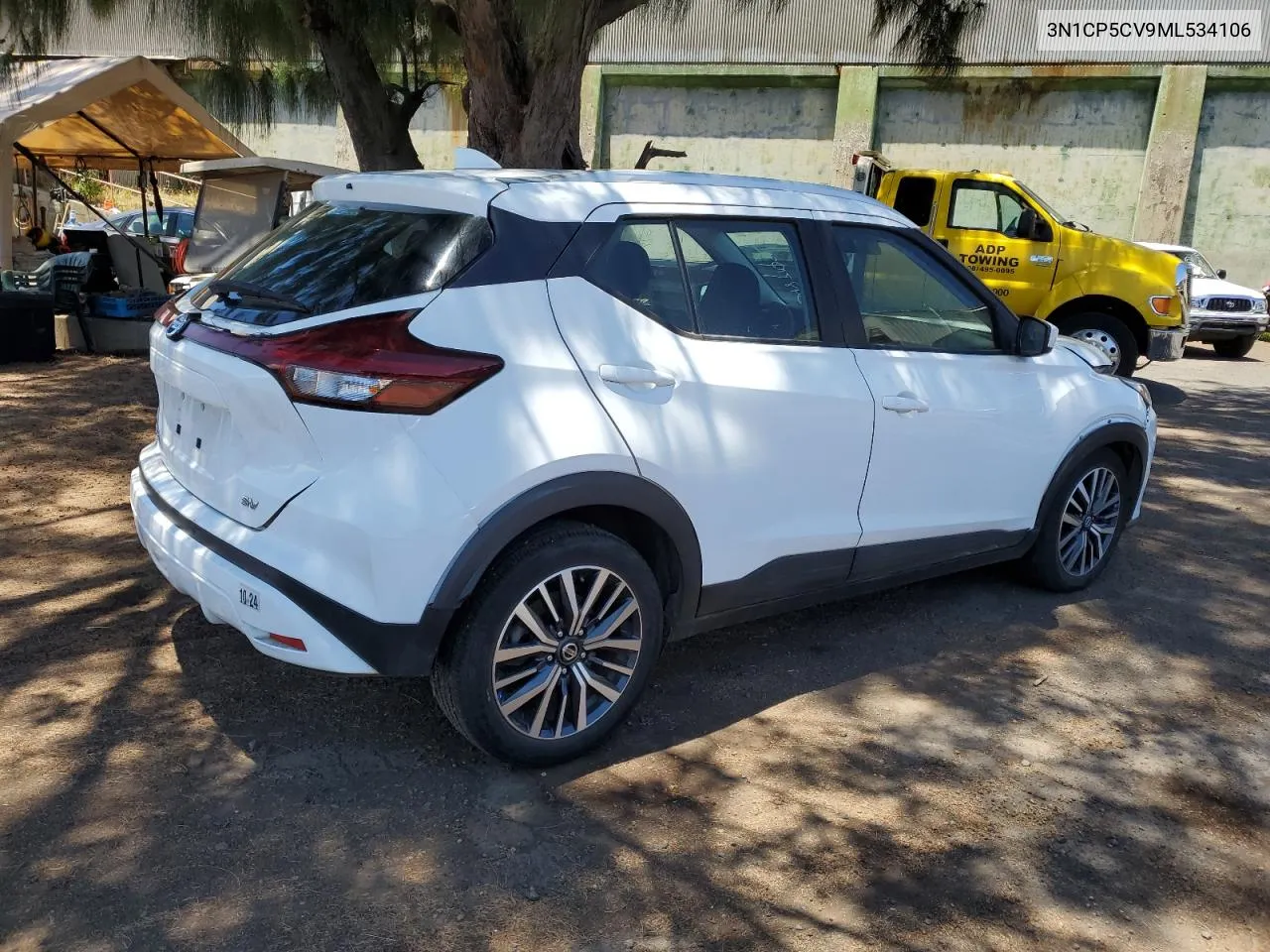 2021 Nissan Kicks Sv VIN: 3N1CP5CV9ML534106 Lot: 64871034