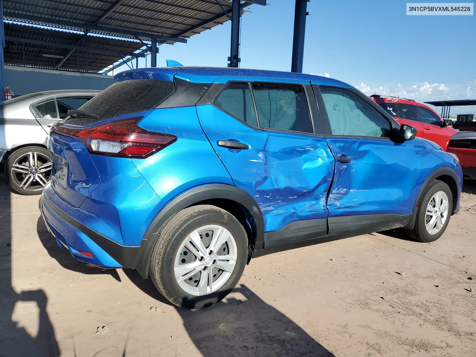 2021 Nissan Kicks S VIN: 3N1CP5BVXML545228 Lot: 68388974