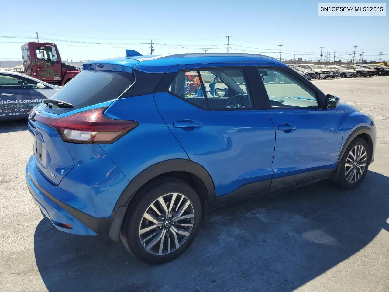 2021 Nissan Kicks Sv VIN: 3N1CP5CV4ML512045 Lot: 68389484