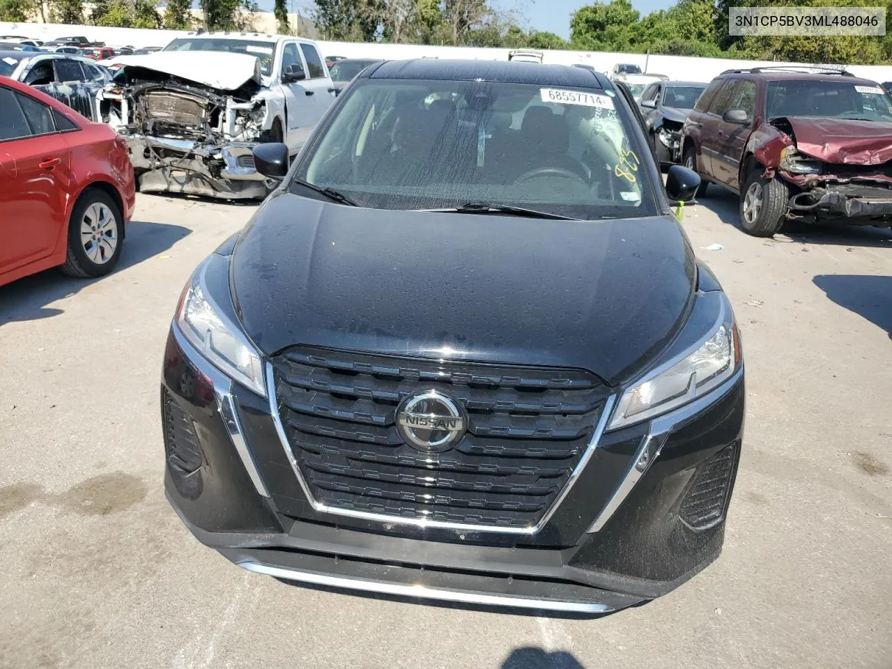 2021 Nissan Kicks S VIN: 3N1CP5BV3ML488046 Lot: 68557714