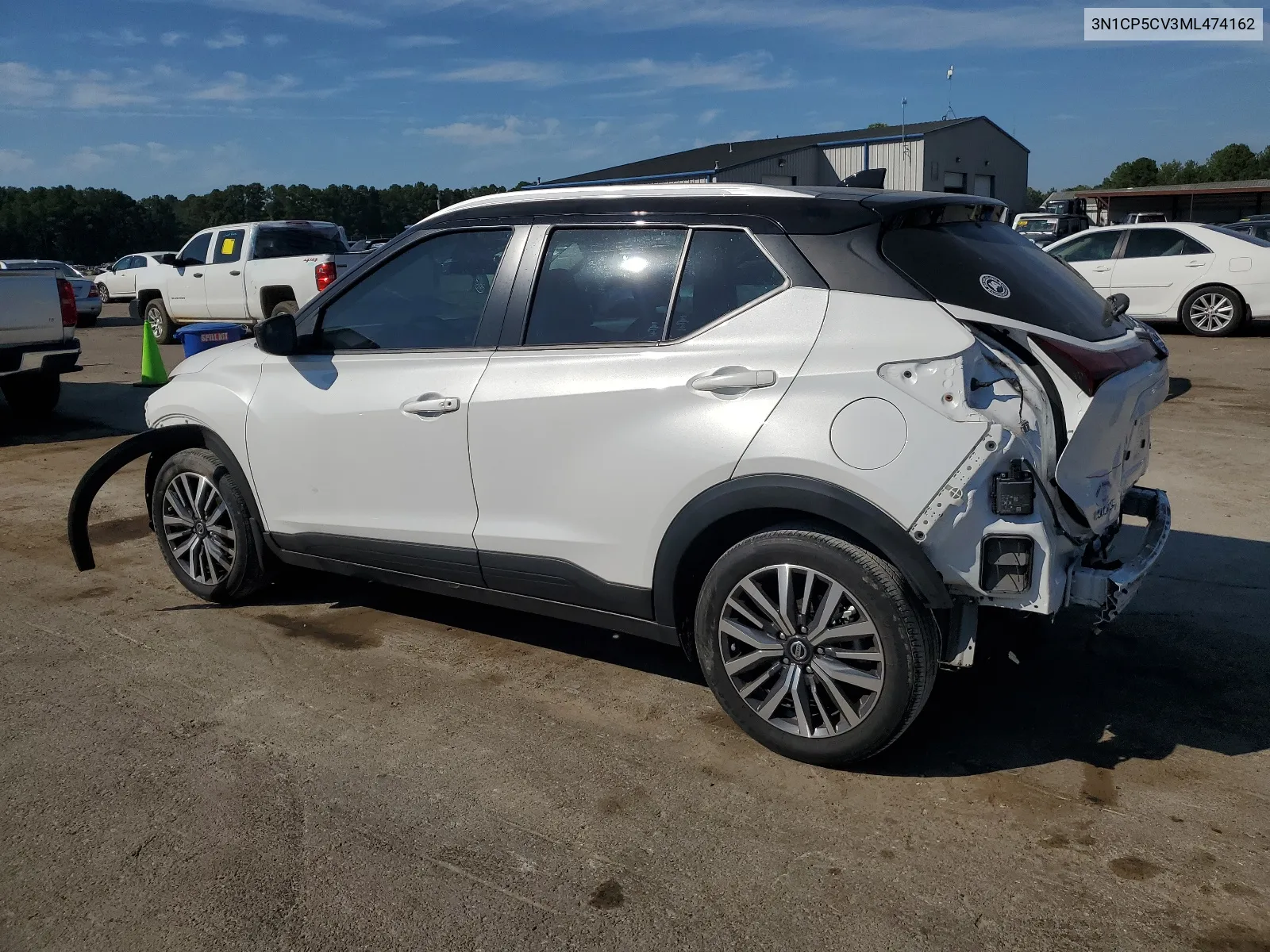 2021 Nissan Kicks Sv VIN: 3N1CP5CV3ML474162 Lot: 68998984