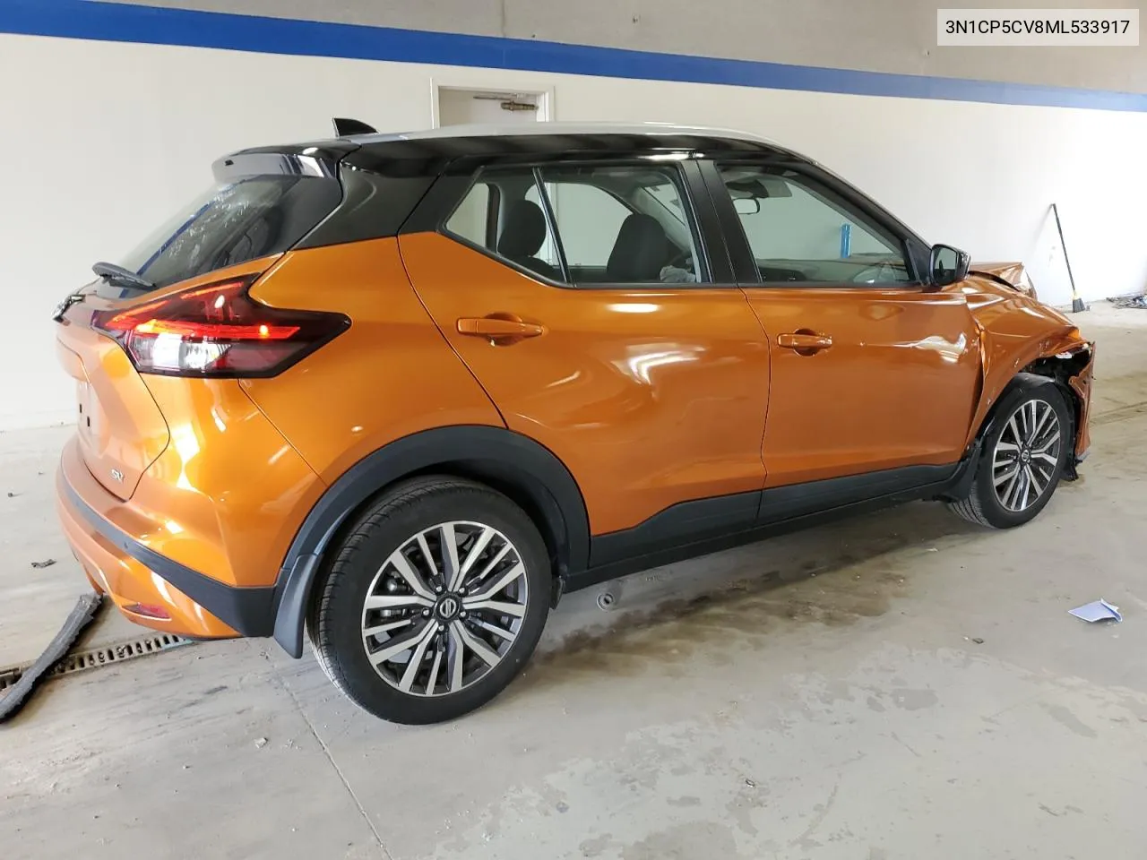 2021 Nissan Kicks Sv VIN: 3N1CP5CV8ML533917 Lot: 70020934