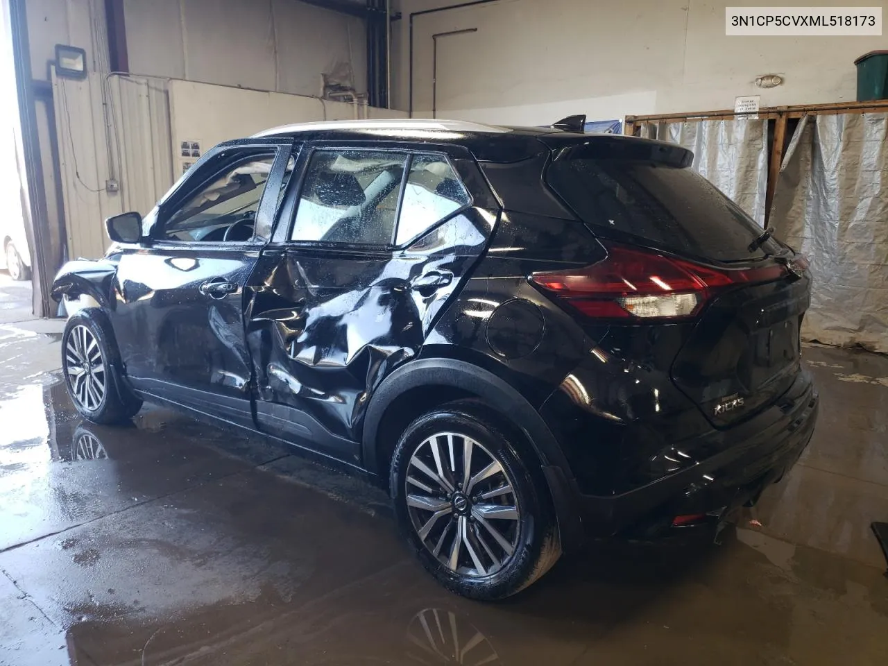 2021 Nissan Kicks Sv VIN: 3N1CP5CVXML518173 Lot: 70056704