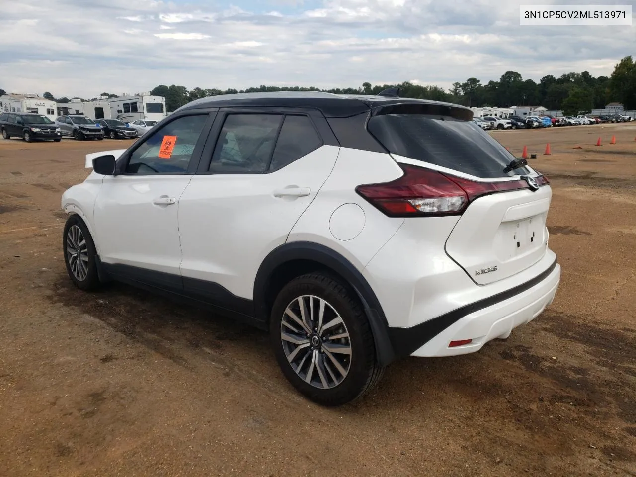 2021 Nissan Kicks Sv VIN: 3N1CP5CV2ML513971 Lot: 70290704