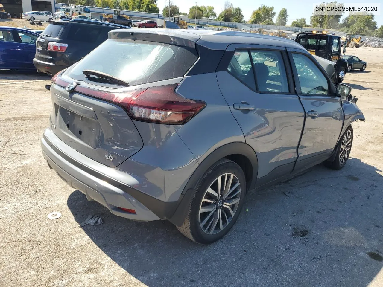 2021 Nissan Kicks Sv VIN: 3N1CP5CV5ML544020 Lot: 70322574