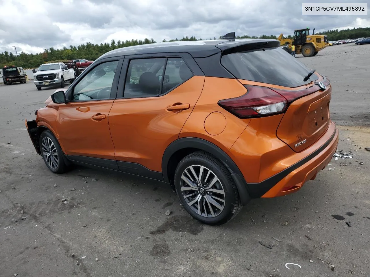 2021 Nissan Kicks Sv VIN: 3N1CP5CV7ML496892 Lot: 72600544