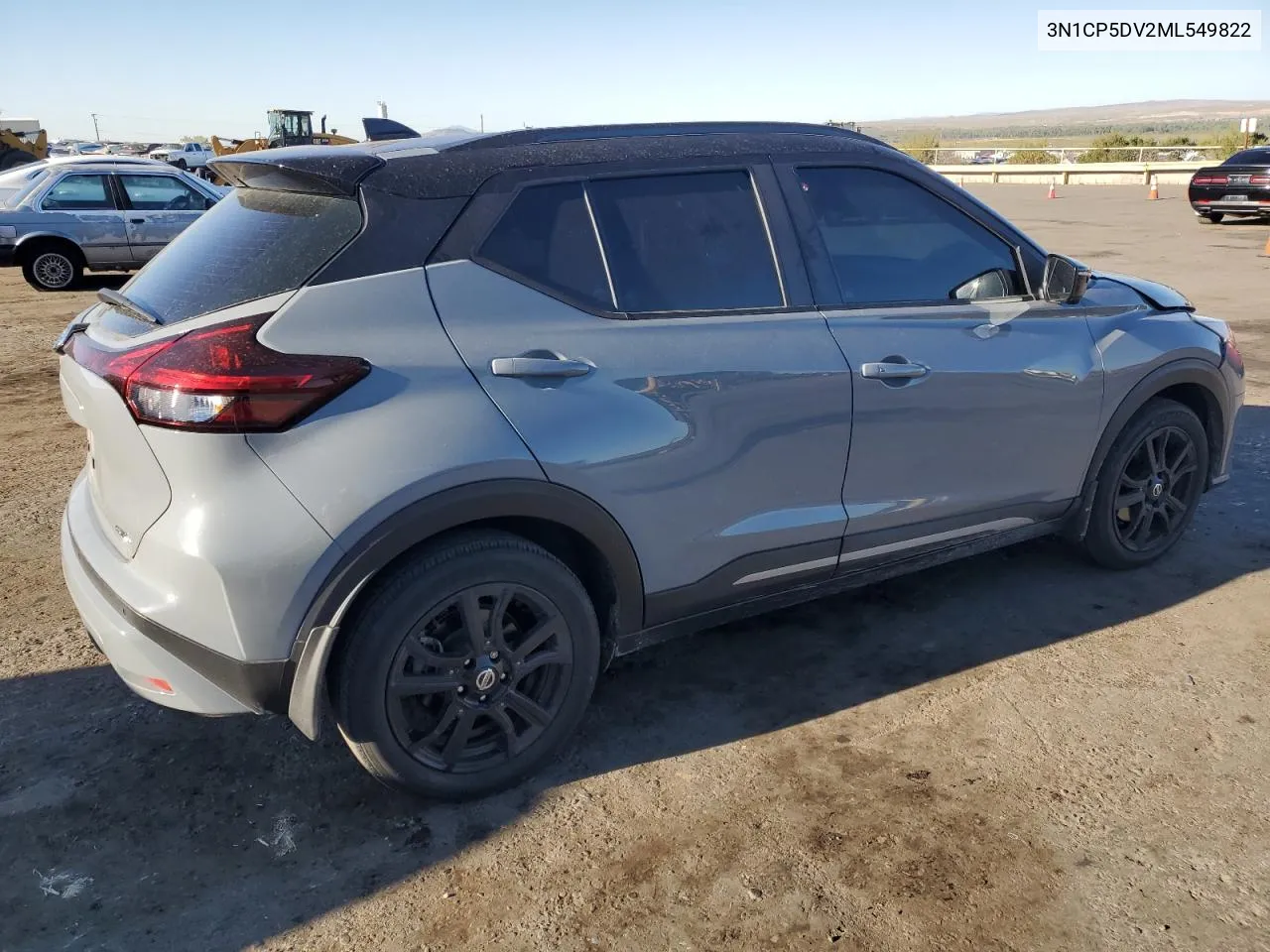 2021 Nissan Kicks Sr VIN: 3N1CP5DV2ML549822 Lot: 72647464