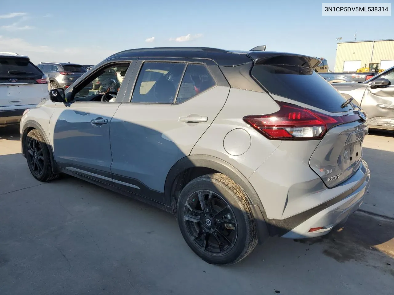 2021 Nissan Kicks Sr VIN: 3N1CP5DV5ML538314 Lot: 72925614