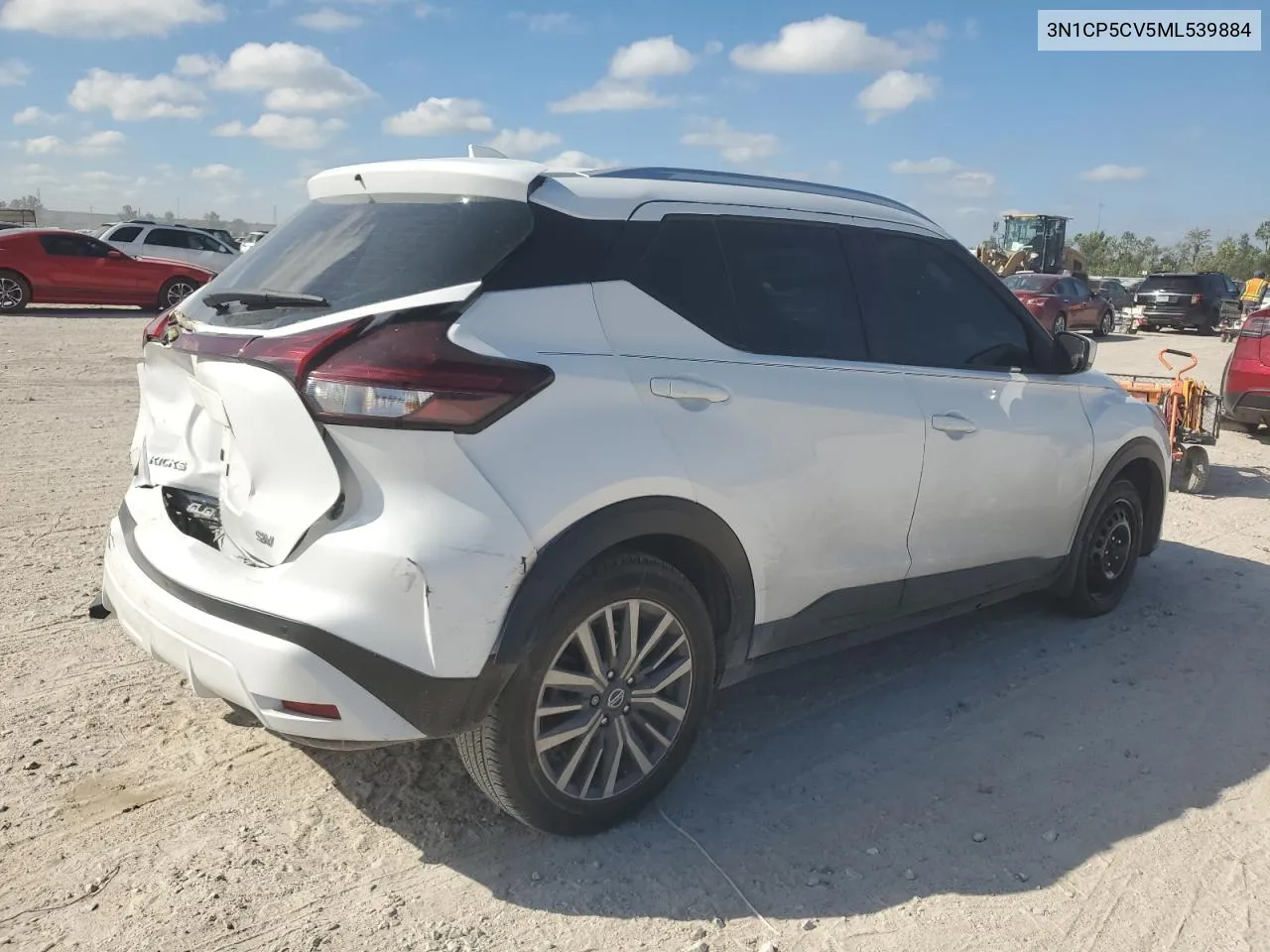 2021 Nissan Kicks Sv VIN: 3N1CP5CV5ML539884 Lot: 73197124