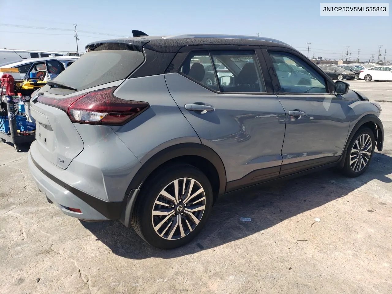 2021 Nissan Kicks Sv VIN: 3N1CP5CV5ML555843 Lot: 73399094