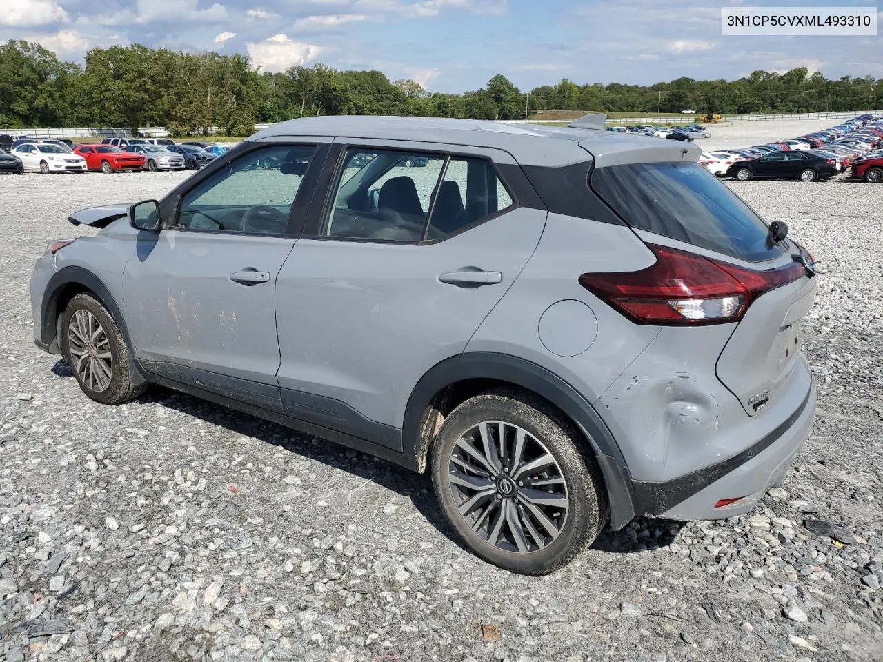 2021 Nissan Kicks Sv VIN: 3N1CP5CVXML493310 Lot: 73576994