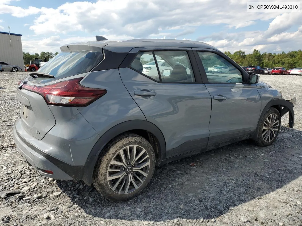 2021 Nissan Kicks Sv VIN: 3N1CP5CVXML493310 Lot: 73576994