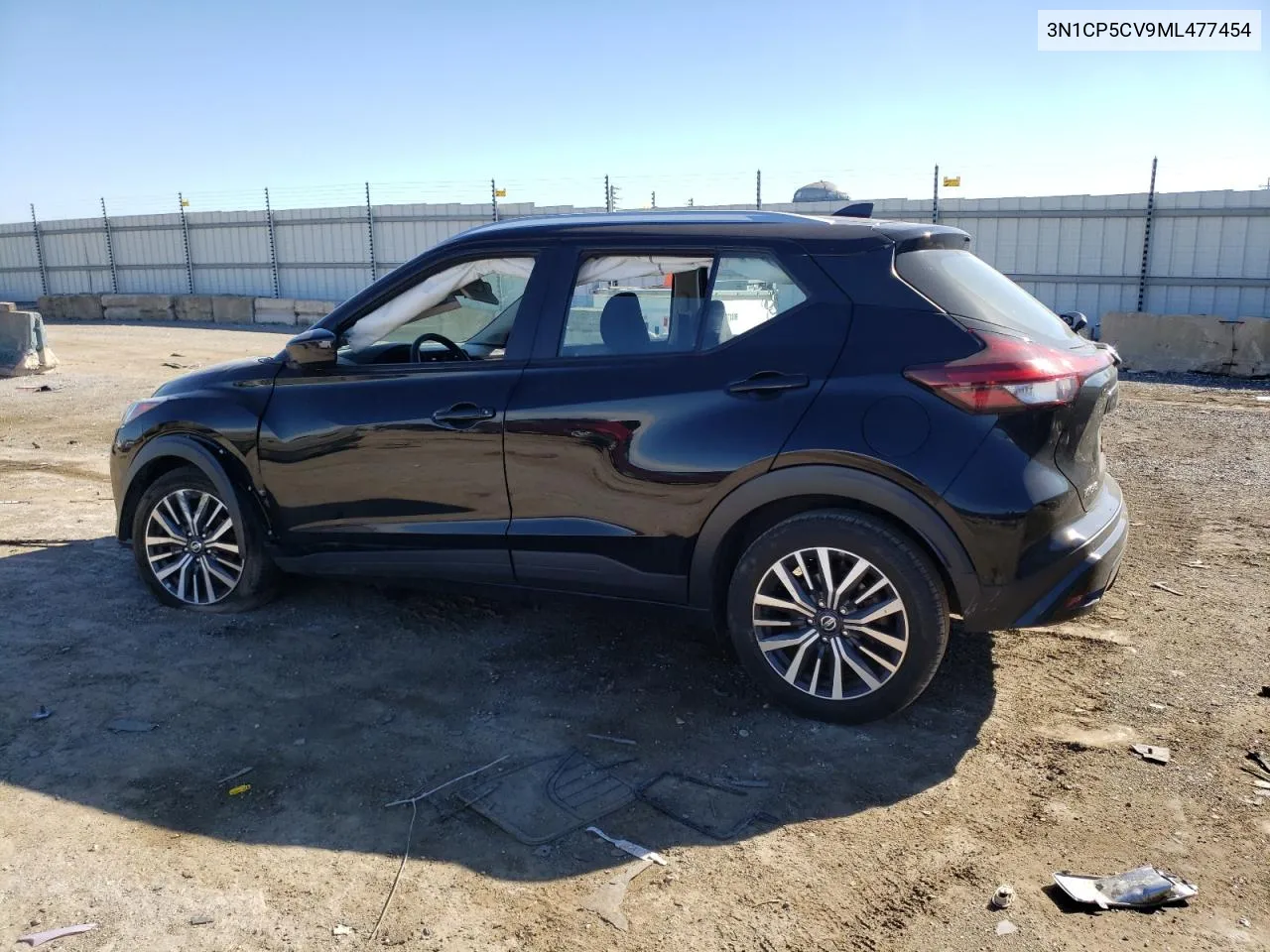 2021 Nissan Kicks Sv VIN: 3N1CP5CV9ML477454 Lot: 74435654