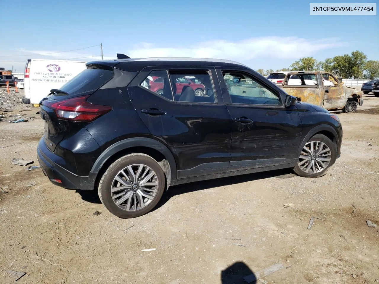 2021 Nissan Kicks Sv VIN: 3N1CP5CV9ML477454 Lot: 74435654