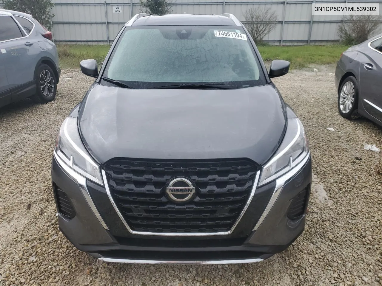 2021 Nissan Kicks Sv VIN: 3N1CP5CV1ML539302 Lot: 74561104