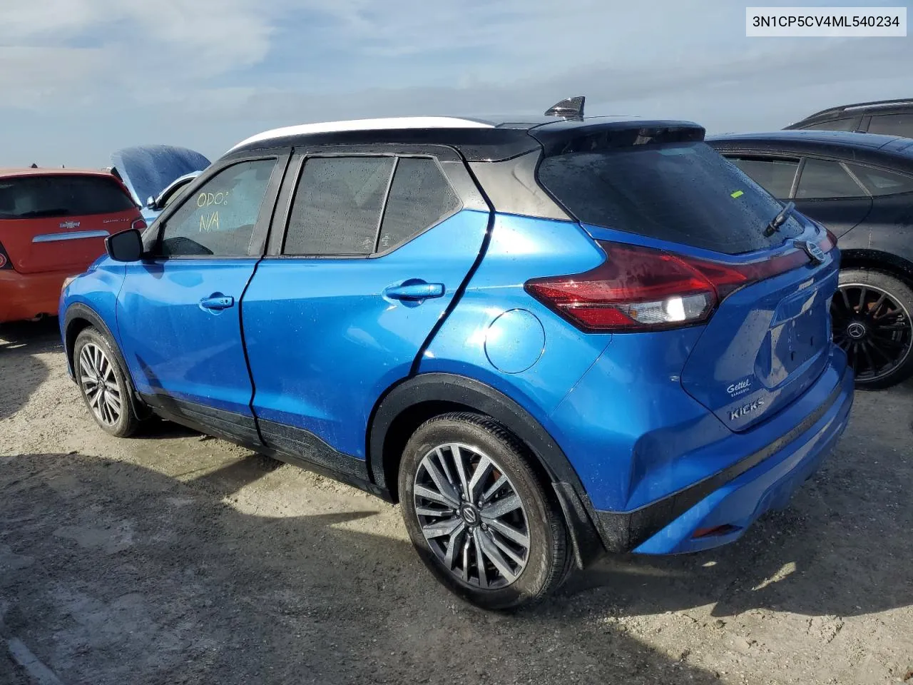 2021 Nissan Kicks Sv VIN: 3N1CP5CV4ML540234 Lot: 74826004