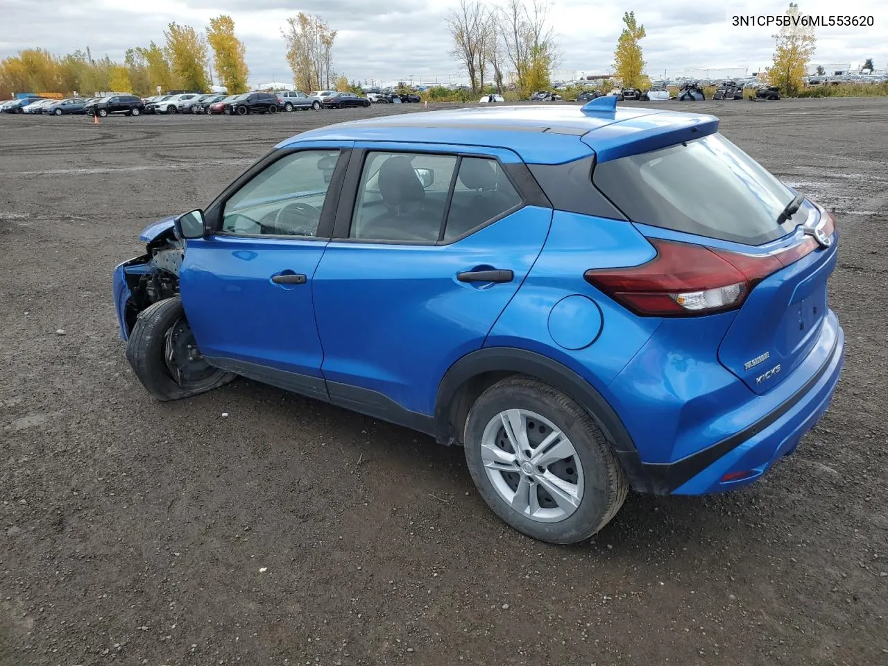 2021 Nissan Kicks S VIN: 3N1CP5BV6ML553620 Lot: 75846234