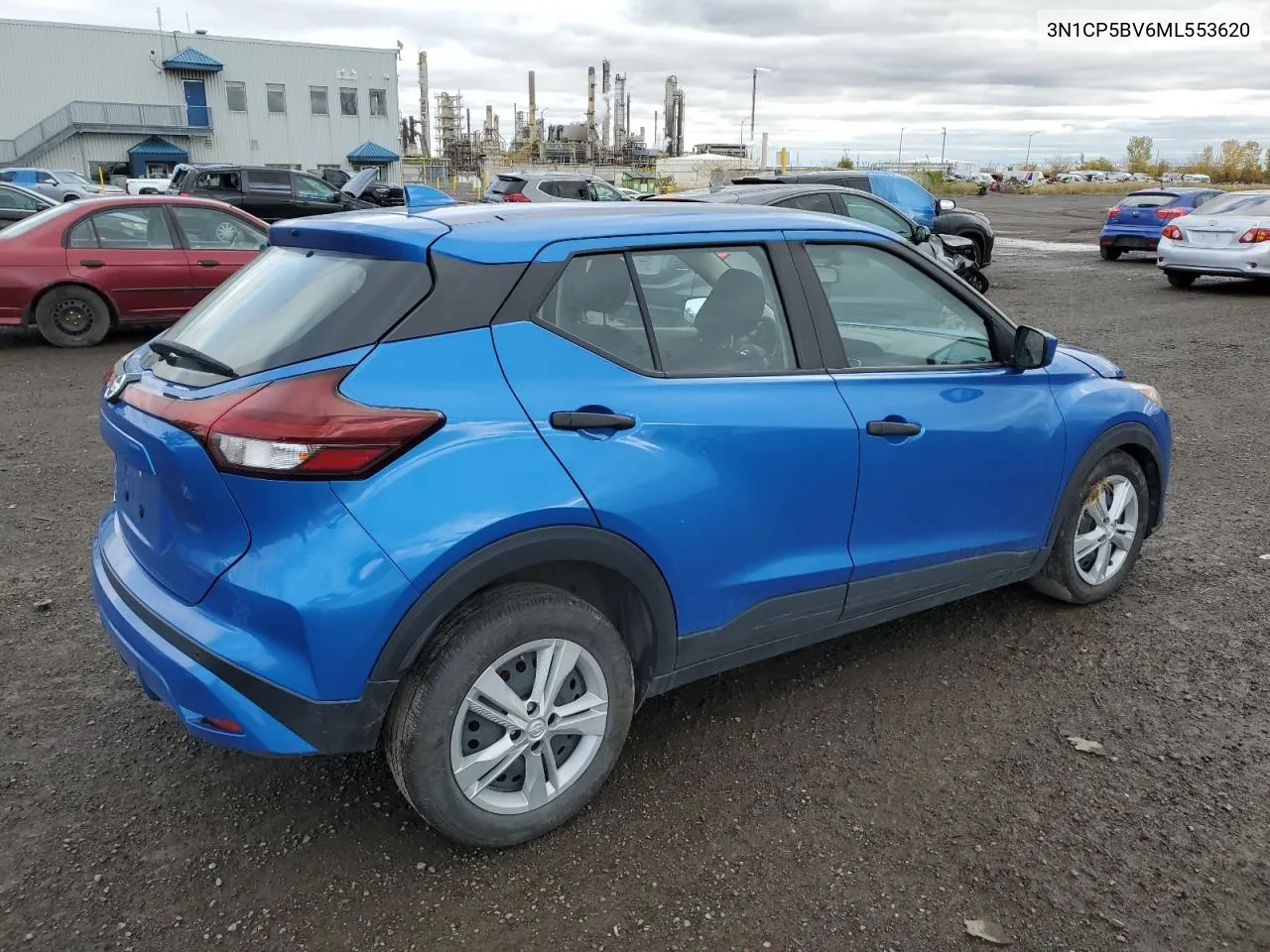 2021 Nissan Kicks S VIN: 3N1CP5BV6ML553620 Lot: 75846234