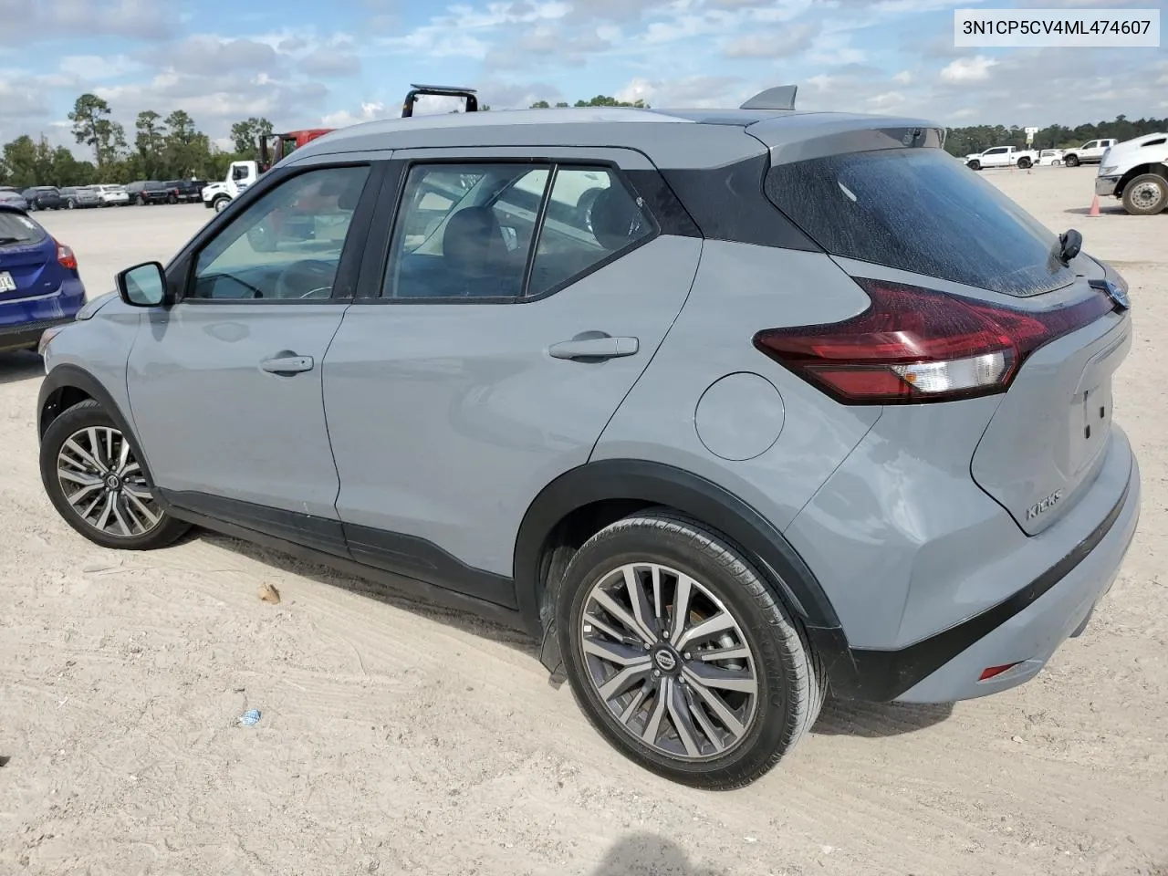 2021 Nissan Kicks Sv VIN: 3N1CP5CV4ML474607 Lot: 75883994