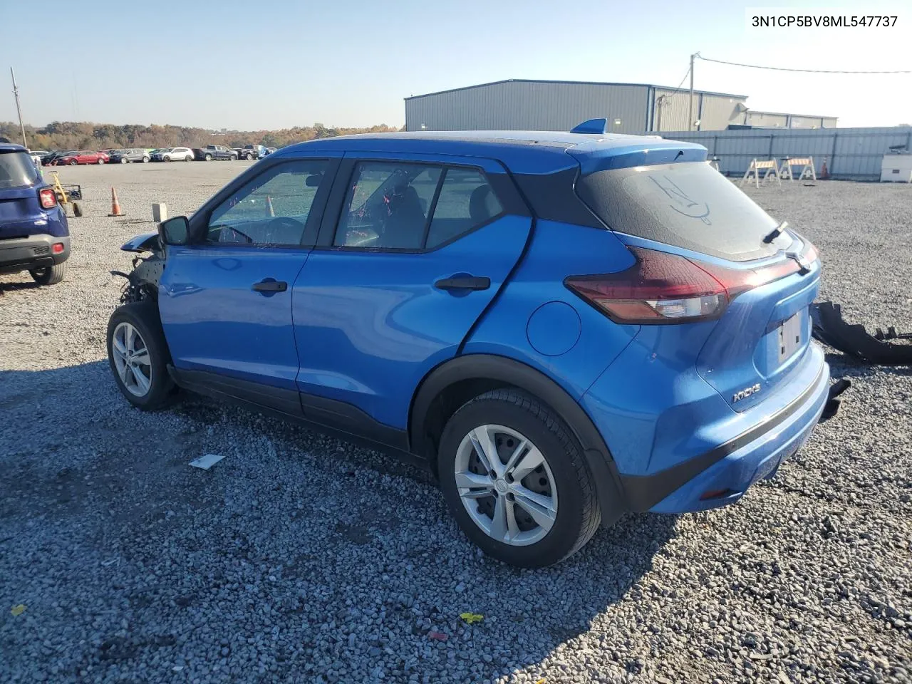 2021 Nissan Kicks S VIN: 3N1CP5BV8ML547737 Lot: 77868514