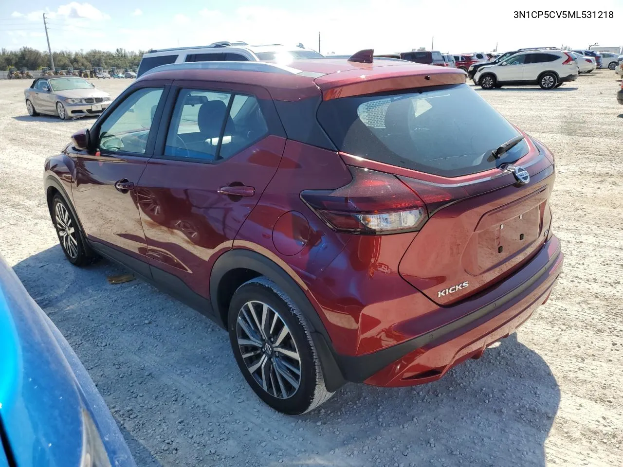 2021 Nissan Kicks Sv VIN: 3N1CP5CV5ML531218 Lot: 78085974