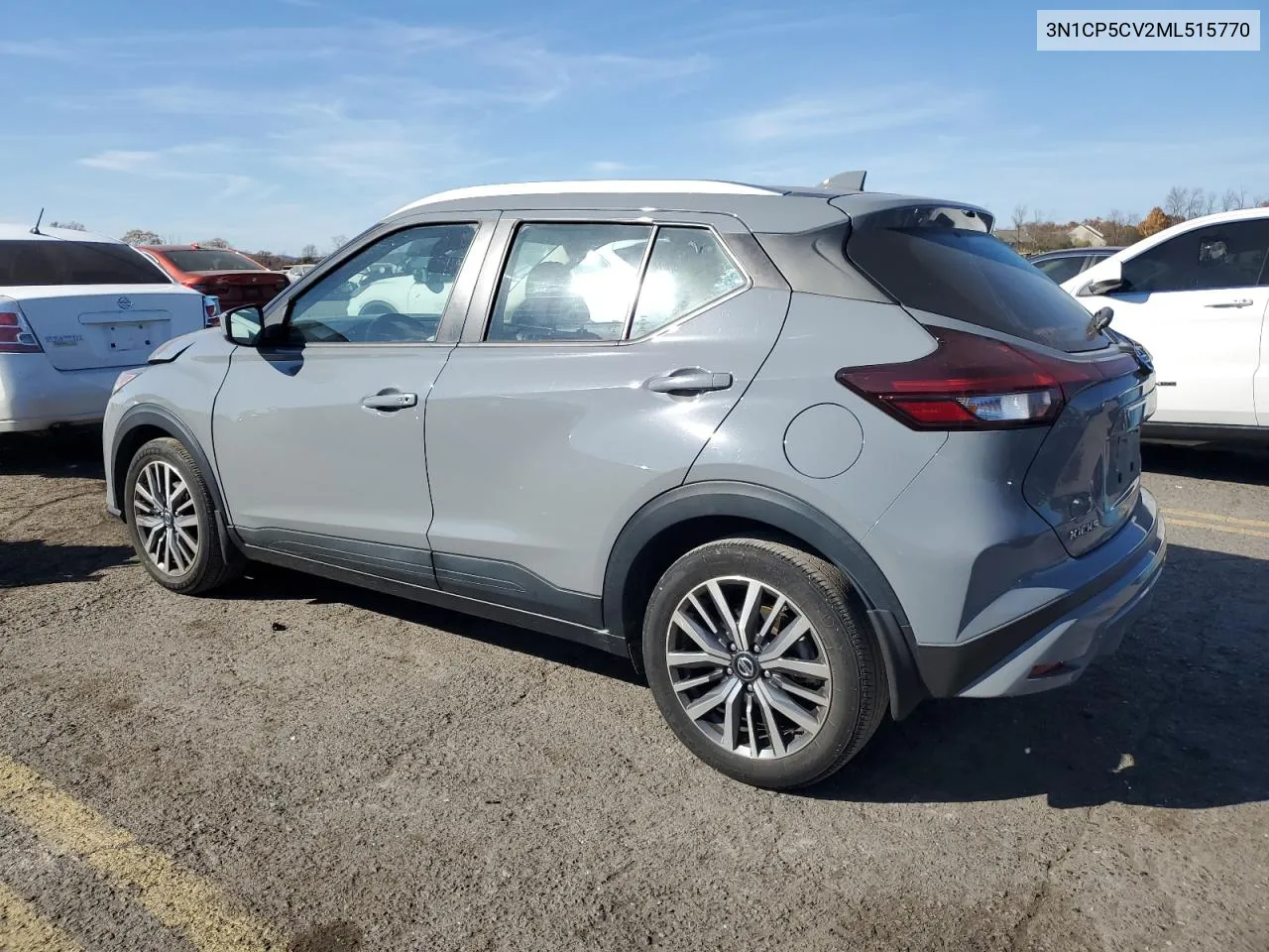 2021 Nissan Kicks Sv VIN: 3N1CP5CV2ML515770 Lot: 78140754